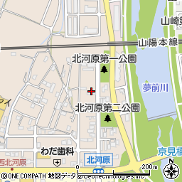 兵庫県姫路市広畑区北河原町61周辺の地図