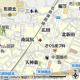 愛知県蒲郡市形原町広田28-12周辺の地図
