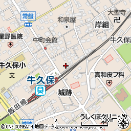 愛知県豊川市牛久保町城跡51周辺の地図