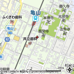 兵庫県姫路市亀山287周辺の地図