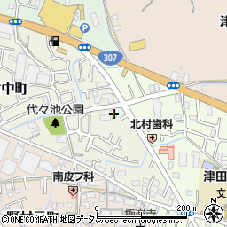 大阪府枚方市野村中町36-3周辺の地図