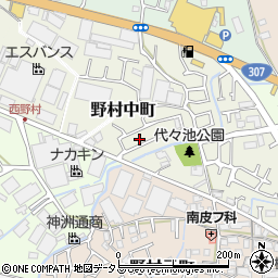大阪府枚方市野村中町24-27周辺の地図