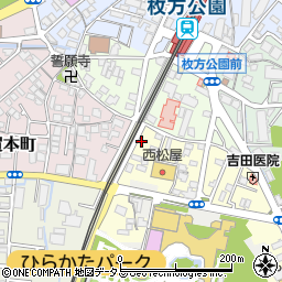 大阪府枚方市伊加賀南町2-14周辺の地図
