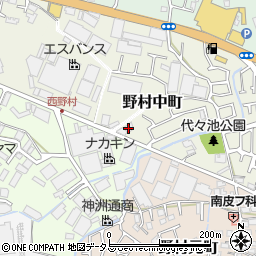 大阪府枚方市野村中町51周辺の地図