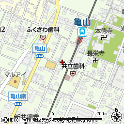 兵庫県姫路市亀山203-3周辺の地図