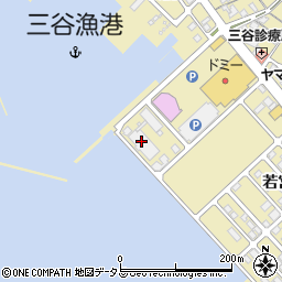 愛知県蒲郡市三谷町若宮97周辺の地図