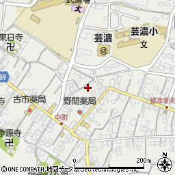 三重県津市芸濃町椋本720周辺の地図