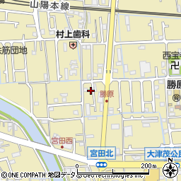 兵庫県姫路市勝原区宮田165-1周辺の地図