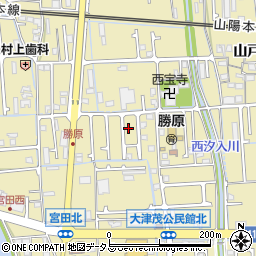 兵庫県姫路市勝原区宮田150-25周辺の地図