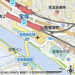 カルディコーヒーファーム　宝塚阪急店周辺の地図