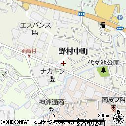 大阪府枚方市野村中町51-5周辺の地図
