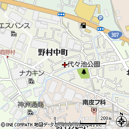 大阪府枚方市野村中町24-25周辺の地図