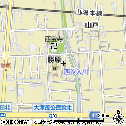 兵庫県姫路市勝原区宮田140周辺の地図