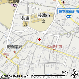 三重県津市芸濃町椋本736周辺の地図