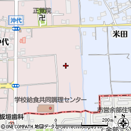 兵庫県揖保郡太子町沖代周辺の地図