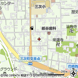 広島県三次市三次町1356-1周辺の地図