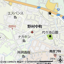 大阪府枚方市野村中町51-3周辺の地図