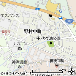 大阪府枚方市野村中町24-7周辺の地図