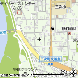 広島県三次市三次町1336周辺の地図