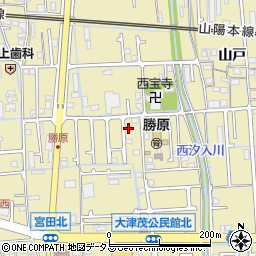 兵庫県姫路市勝原区宮田150-12周辺の地図
