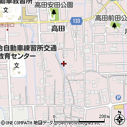 兵庫県姫路市網干区高田周辺の地図