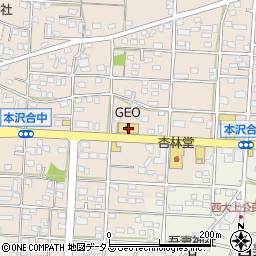 ゲオ　浜北店周辺の地図