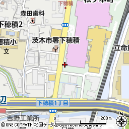 大阪高槻京都線周辺の地図