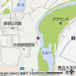 兵庫県三木市跡部26周辺の地図