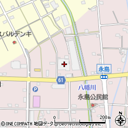 静岡県浜松市浜名区永島1295周辺の地図