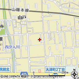 兵庫県姫路市勝原区山戸86周辺の地図