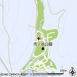 市ノ池公園キャンプ場周辺の地図