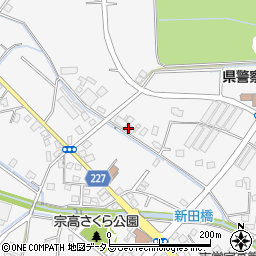 静岡県焼津市宗高317周辺の地図