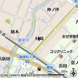 愛知県豊川市御津町泙野（村崎）周辺の地図