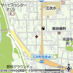 広島県三次市三次町1409-1周辺の地図