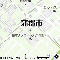 蒲郡エコステーションナガタ周辺の地図