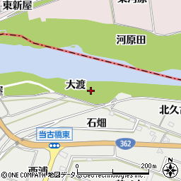 愛知県豊橋市石巻本町大渡周辺の地図