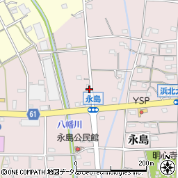 静岡県浜松市浜名区永島1259周辺の地図