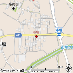 兵庫県たつの市揖保川町市場190周辺の地図