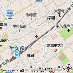 愛知県豊川市牛久保町城跡48周辺の地図