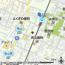兵庫県姫路市亀山203周辺の地図