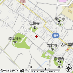 三重県津市芸濃町椋本662周辺の地図