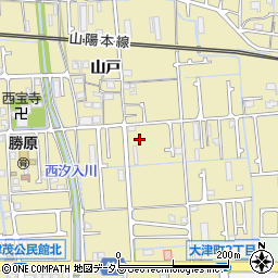 兵庫県姫路市勝原区山戸89周辺の地図