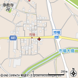 兵庫県たつの市揖保川町市場173周辺の地図