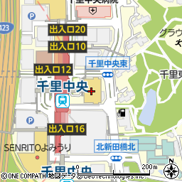 デュアルヴュー千里阪急店周辺の地図
