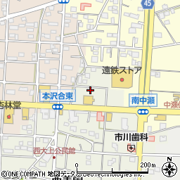 静岡県浜松市浜名区西美薗2560周辺の地図