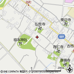 三重県津市芸濃町椋本493周辺の地図