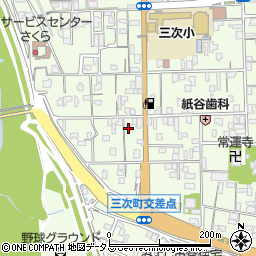 広島県三次市三次町1408周辺の地図