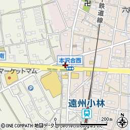 静岡県浜松市浜名区小林1046周辺の地図