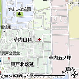 京都府京田辺市草内山科45周辺の地図