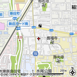 大阪府茨木市主原町周辺の地図